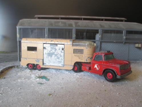 1/63 Dodge Articulated Horse Van Matchbox King Size No.18 #4, Hobby en Vrije tijd, Modelauto's | Overige schalen, Gebruikt, Ophalen of Verzenden