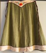 Pardeci rok groen beige maat XL (42/44), Maat 42/44 (L), Ophalen of Verzenden, Zo goed als nieuw, Onder de knie