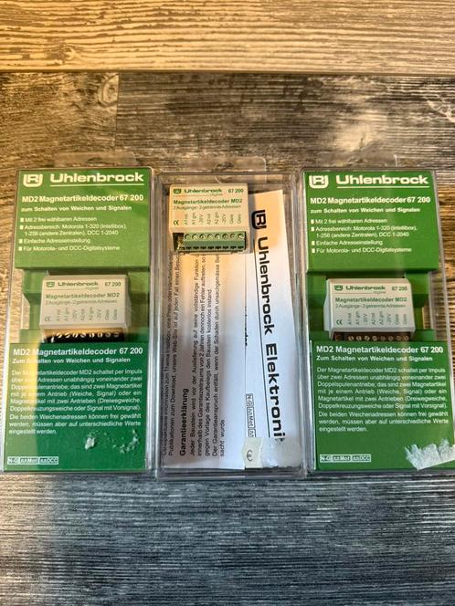 Uhlenbrock MD2 decoder 3 stuks, Hobby en Vrije tijd, Modeltreinen | N-Spoor, Zo goed als nieuw, Gelijkstroom, Overige merken, Ophalen