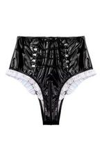 Lakslip met ruches, tm 2XL, Verzenden, Slip