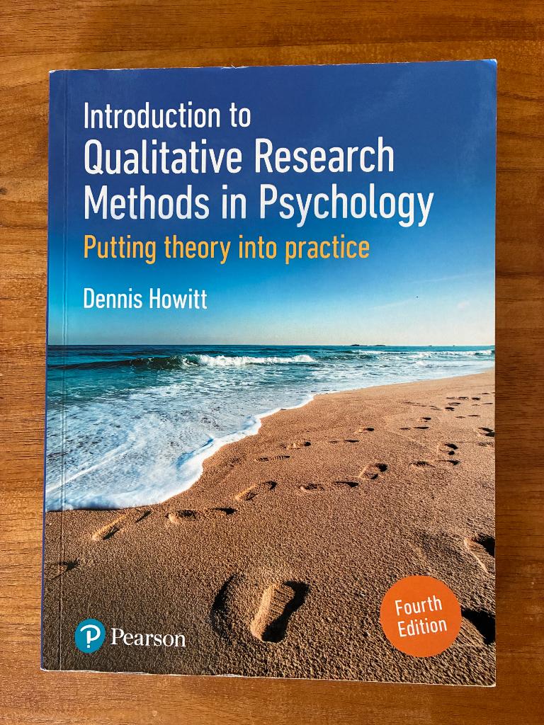 Introduction to qualitative research methods in psychology, Boeken, Studieboeken en Cursussen, Ophalen of Verzenden, Beta, Zo goed als nieuw