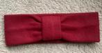 Rode haarband, oorwarmers, head band, diadeem; fleece stof, Ophalen of Verzenden, Zo goed als nieuw