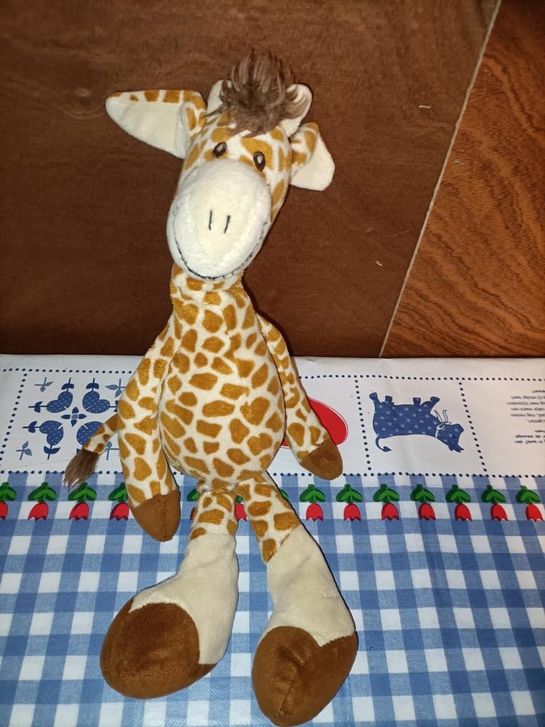 Wild Republic pluche dieren knuffels Giraffe - 18 cm - Knuffeldieren