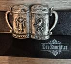 Oktoberfeest! Originele leren Trachten heren riem met gesp, Ophalen of Verzenden
