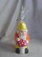 Bolsius kaars kabouter met paddenstoel, Overige materialen, Overige kleuren, Ophalen of Verzenden, Zo goed als nieuw