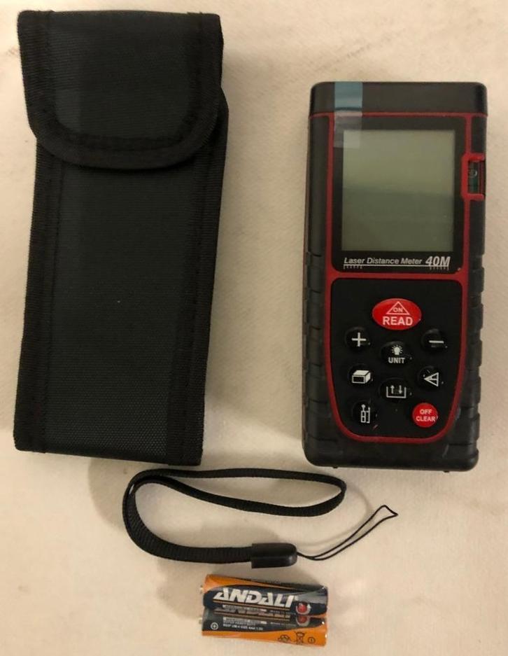 Afstandmeter digitaal 40mtr.  Nieuw, Doe-het-zelf en Verbouw, Vloerdelen en Plavuizen, Nieuw, Overige typen, Overige materialen