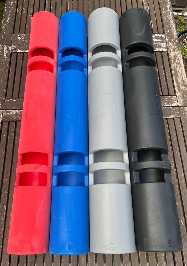 Set van 4 x nieuwe Hyrox training tubes 6-8-10-12 kg, Sport en Fitness, Fitnessapparatuur, Nieuw, Ophalen