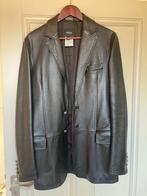 Versace Versus Lederen Colbert Maat 50, Ophalen, Gedragen, Maat 48/50 (M), Zwart