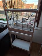 Ferplast giulietta 4 vogelkooi plus standaard, Dieren en Toebehoren, Ophalen, Zo goed als nieuw, Metaal, Vogelkooi