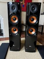Pure Acoustics Supernova 5F 200W Tower Speaker - Zwart, Zo goed als nieuw, 120 watt of meer, Front, Rear of Stereo speakers, Ophalen