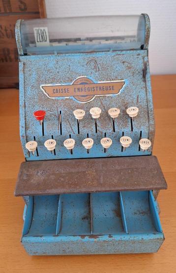 Franse speelgoedkassa - blik - vintage - 50-er jaren beschikbaar voor biedingen