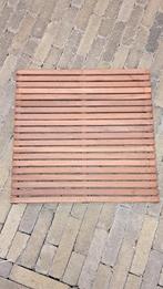 Vlondertegel Hardhout (50x50cm), Tuin en Terras, Ophalen, Nieuw, Hout, Tuinhek