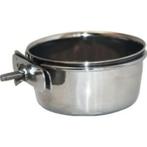 Rvs schroef voerbakjes | voerbak | Voerbakjes nieuw 0,84 L, Ophalen of Verzenden, Nieuw, Metaal, Vogelkooi