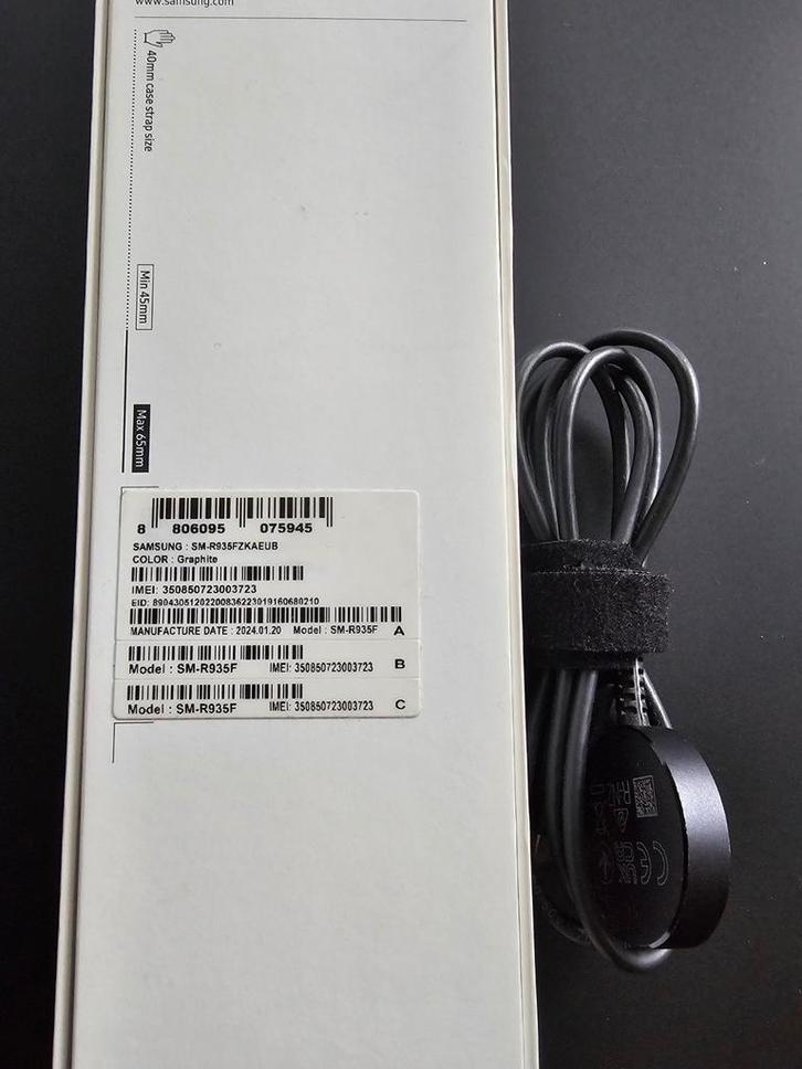 Samsung Galaxy Watch 6 40mm LTE, Sieraden, Tassen en Uiterlijk, Smartwatches, Zo goed als nieuw, Android, Zwart, Afstand, Calorieverbanding