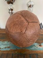 Vintage leren voetbal, Ophalen of Verzenden, Gebruikt, Bal