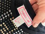 Versace for H&M Top - Maat XS, Zwart, Ophalen of Verzenden, Zo goed als nieuw, Versace