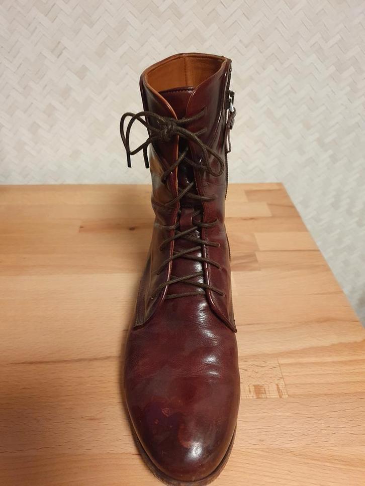 Pantanetti Leren Laarsjes - Maat 38,5, Kleding | Dames, Schoenen, Gedragen, Lage of Enkellaarzen, Bruin, Ophalen of Verzenden