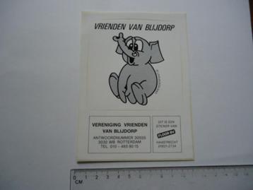 sticker oud OLIFANT strip Zoo rotterdam blijdorp dierentuin beschikbaar voor biedingen