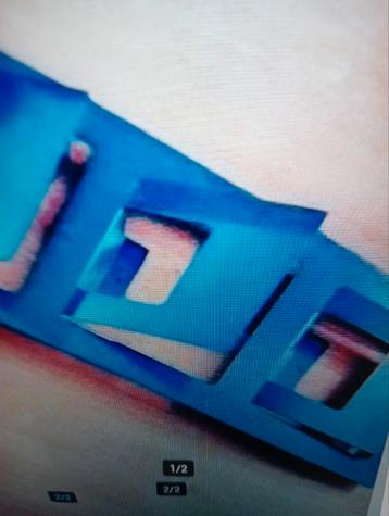 Ikea metalen boeken-/tijdschriftenrek, blauw beschikbaar voor biedingen