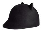 Zwarte H&M wollen poezen pet muts oortjes en klep 122-128, Meisje, H&M, Nieuw, Ophalen of Verzenden