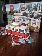 Lego T1 Volkswagen Camper - Compleet met Doos en Boekjes, Ophalen of Verzenden, Zo goed als nieuw, Complete set, Lego