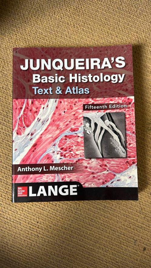 Junqueira's Histologie - Text & Atlas 15e editie, Boeken, Studieboeken en Cursussen, Zo goed als nieuw, WO, Beta, Ophalen of Verzenden