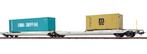 Pullman 36550 Taschenwagen, Sdggmrs, Container CCLU 708800, Hobby en Vrije tijd, Modeltreinen | H0, Overige merken, Info@esu.eu