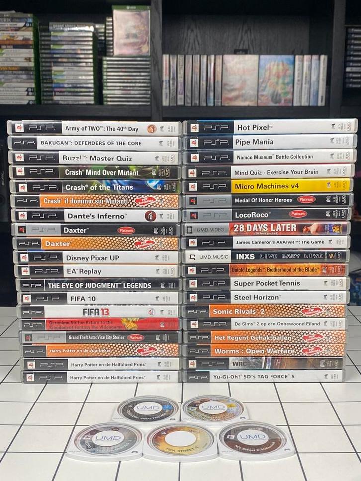 PSP PlayStation Portable Collectie - Losse Games Of Bundle, Spelcomputers en Games, Games | Sony PlayStation Portable, Zo goed als nieuw