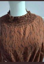 Loekay viscose jurk maat S, Kleding | Dames, Maat 38/40 (M), Bruin, Ophalen of Verzenden, Zo goed als nieuw