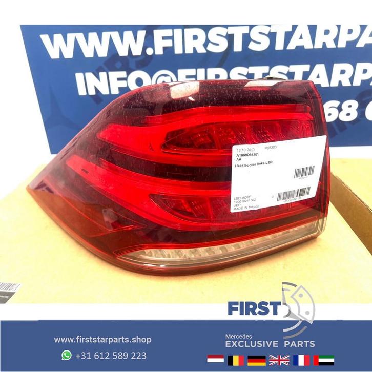 W166 GLE ACHTERLICHT LINKS A1669065501  GLE KLASSE SUV VOL L, Auto-onderdelen, Verlichting, Mercedes-Benz, Gebruikt, Ophalen of Verzenden