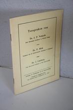 Toespraken Ds. J.P. Verkade, Ds. P. Blok, Ds. J. Catsburg, Ophalen of Verzenden, Gelezen, Christendom | Protestants