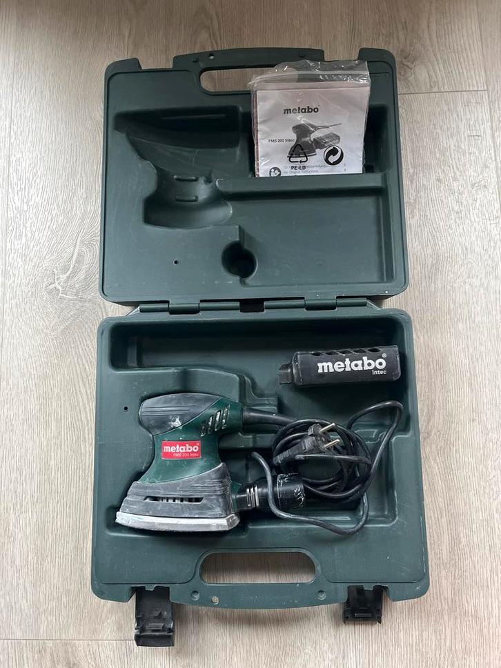 Metabo schuurmachine, Doe-het-zelf en Verbouw, Gereedschap | Schuurmachines, Gebruikt, Overige typen, Minder dan 600 watt, Ophalen of Verzenden