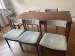 Vintage Pallisander eetkamerstoelen. Zes stuks, Ophalen, Gebruikt, Overige kleuren, Deens design jaren 60