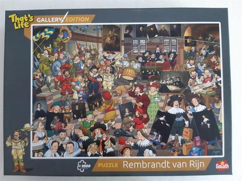 Goliath That's Gallery Edition 931122 Rembrandt 1000 stukjes, Hobby en Vrije tijd, Denksport en Puzzels, Gebruikt, Legpuzzel, 500 t/m 1500 stukjes