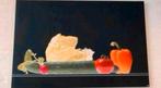 Schilderij twee grote fruit groente schilderen op doek., Ophalen of Verzenden