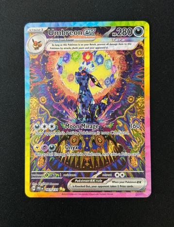 Umbreon Ex 161/131 Prismatic Evolutions Holo beschikbaar voor biedingen