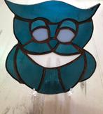 Tiffany glas in lood uil, Ophalen of Verzenden