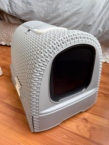Curver Kattenbak met lade 51,5x38,5x40cm Lichtgrijs beschikbaar voor biedingen