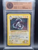 Lt. Surge's Magneton 2000 Gym heroes #8 woetoe grading 5, Hobby en Vrije tijd, Verzamelkaartspellen | Pokémon, Verzenden, Zo goed als nieuw