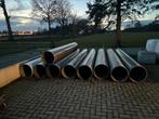 9 stuks buizen te koop, Ophalen, Overige materialen, 6 meter of meer, Overige typen