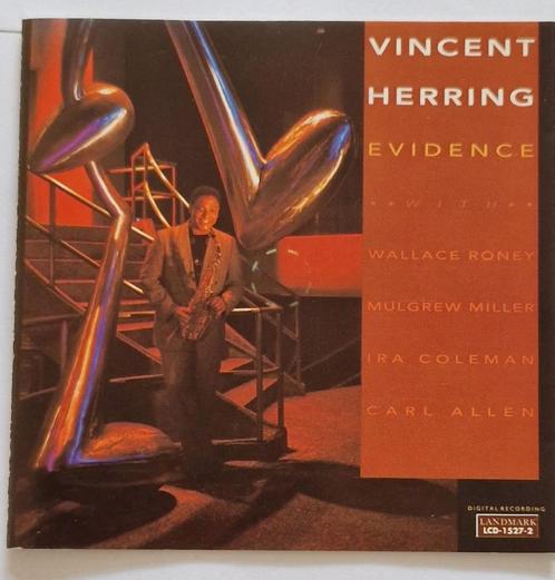 Vincent Herring – Evidence, Cd's en Dvd's, Cd's | Jazz en Blues, Zo goed als nieuw, Jazz, 1980 tot heden, Ophalen of Verzenden