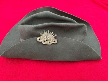 Australische strijdkrachten hoed-slouch hat-WW2-maat 7-1945 beschikbaar voor biedingen