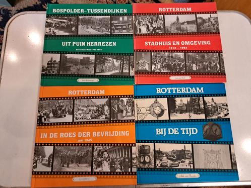 4 Rotterdam geschiedenis fotoboeken oa Bij de tijd, Boeken, Geschiedenis | Stad en Regio, Gelezen, 20e eeuw of later, Ophalen of Verzenden