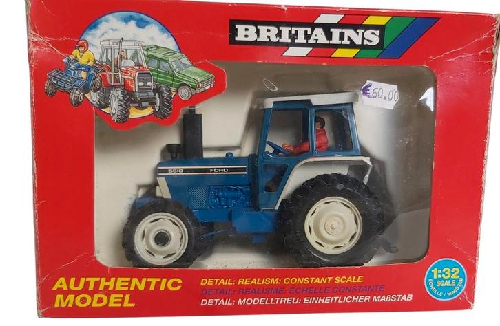 Britains (9527) Ford 5610 Tractor - Schaal 1:32, Hobby en Vrije tijd, Modelauto's | 1:32, Nieuw, Tractor of Landbouw, SIKU, Ophalen of Verzenden