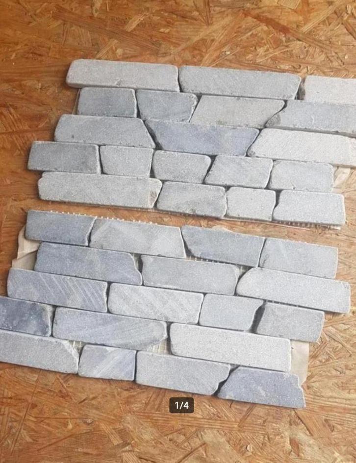 Tegelmatjes natuursteen nieuw, Doe-het-zelf en Verbouw, Tegels, Nieuw, Overige typen, Hardsteen, Minder dan 5 m², Ophalen of Verzenden
