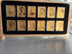 Gouden Postzegel Set Oranje in Goud, Ophalen of Verzenden