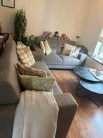 Prachtige Grijze bank. 2 stuks Die geweldig zit. In goede st, Huis en Inrichting, Banken | Bankstellen, Ophalen, Gebruikt, Eenvoudig