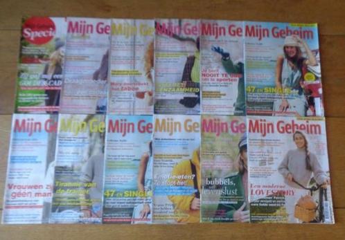 12 Mijn Geheim tijdschriften boekjes uit 2023, 2024 en 2025, Boeken, Tijdschriften en Kranten, Zo goed als nieuw, Damesbladen