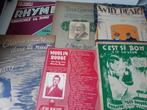 6 stuks Nostalgische bladmuziek o.a. Moulin Rouge, Muziek en Instrumenten, Bladmuziek, Ophalen of Verzenden, Artiest of Componist