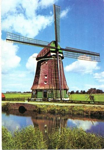 (NH206) Ansichtkaart Hoogwoud molen De Vier Winden Lage Hoek beschikbaar voor biedingen
